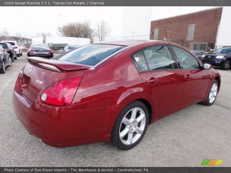 Tuscan Sun Metallic / Charcoal 2009 Nissan Maxima 3.5 S