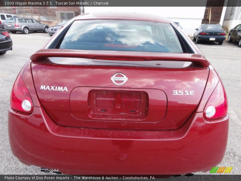 Tuscan Sun Metallic / Charcoal 2009 Nissan Maxima 3.5 S