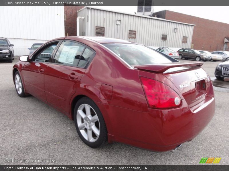 Tuscan Sun Metallic / Charcoal 2009 Nissan Maxima 3.5 S