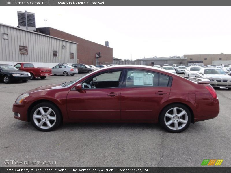 Tuscan Sun Metallic / Charcoal 2009 Nissan Maxima 3.5 S