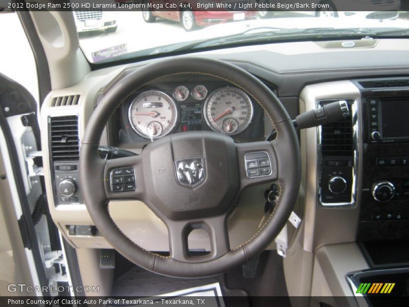  2012 Ram 2500 HD Laramie Longhorn Mega Cab 4x4 Steering Wheel
