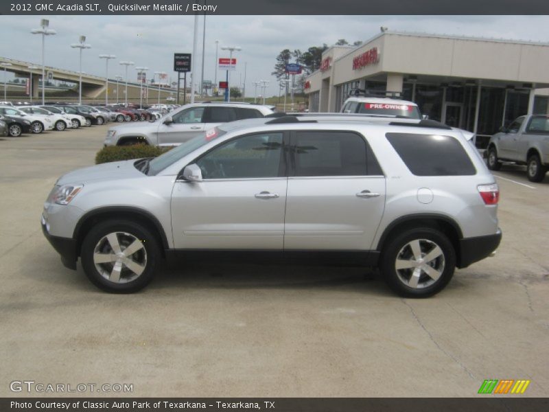 Quicksilver Metallic / Ebony 2012 GMC Acadia SLT