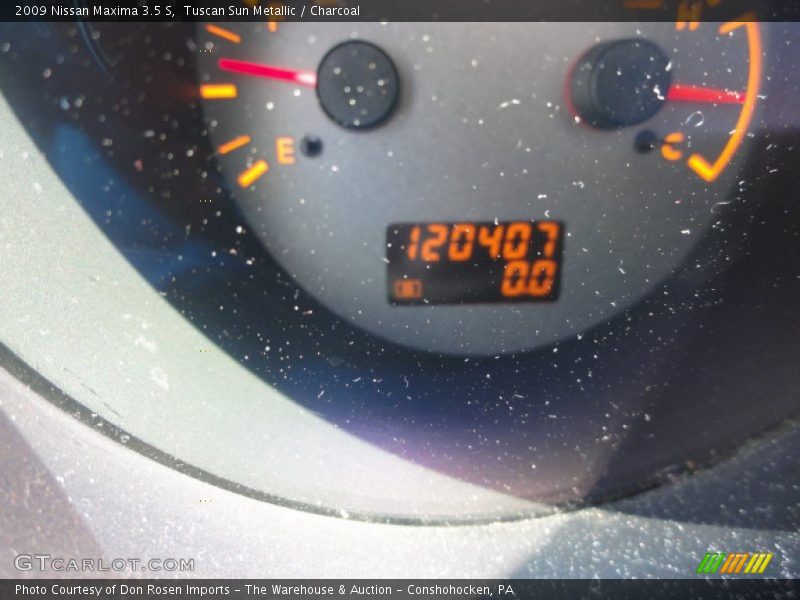 Tuscan Sun Metallic / Charcoal 2009 Nissan Maxima 3.5 S