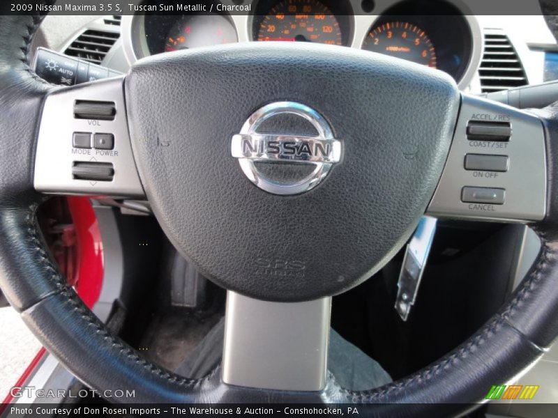 Tuscan Sun Metallic / Charcoal 2009 Nissan Maxima 3.5 S