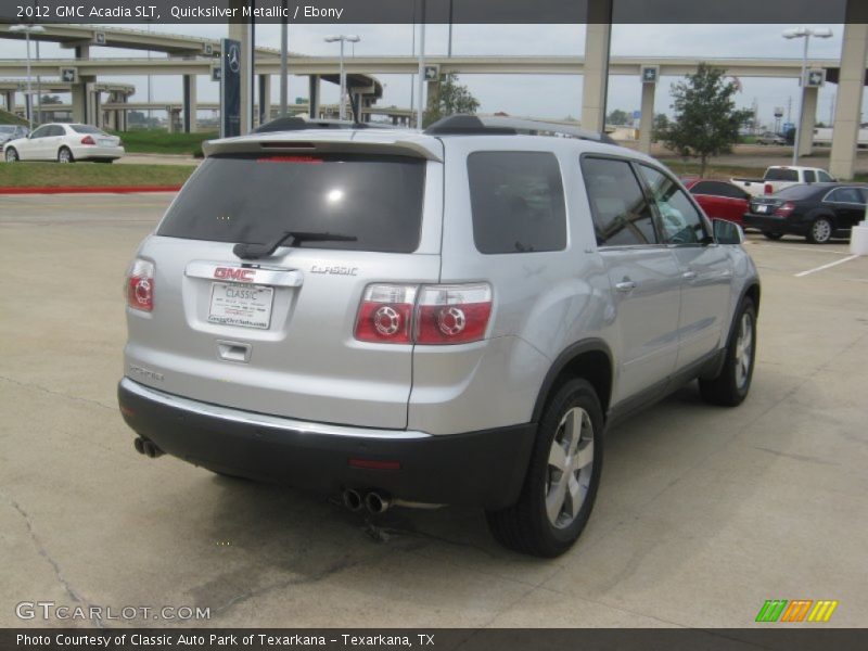 Quicksilver Metallic / Ebony 2012 GMC Acadia SLT