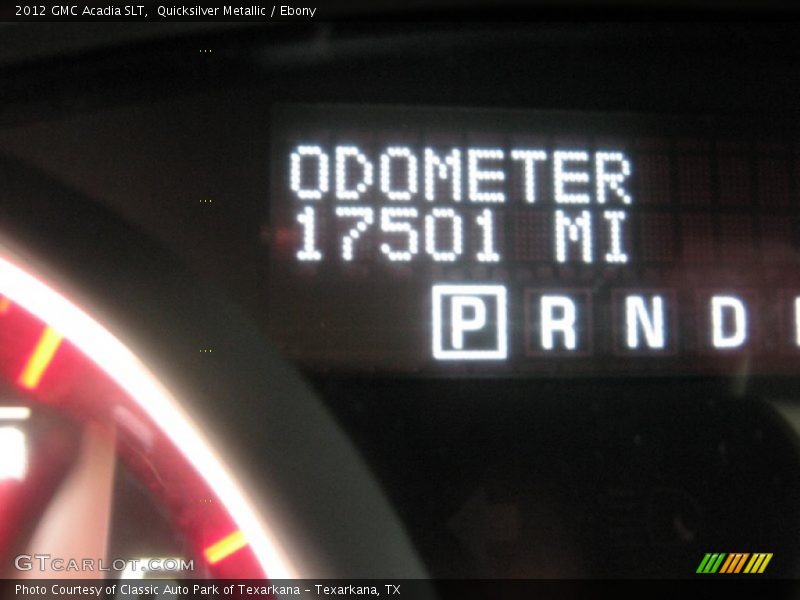 Quicksilver Metallic / Ebony 2012 GMC Acadia SLT