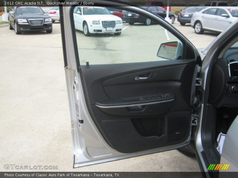 Quicksilver Metallic / Ebony 2012 GMC Acadia SLT