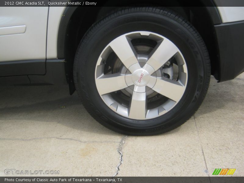 Quicksilver Metallic / Ebony 2012 GMC Acadia SLT
