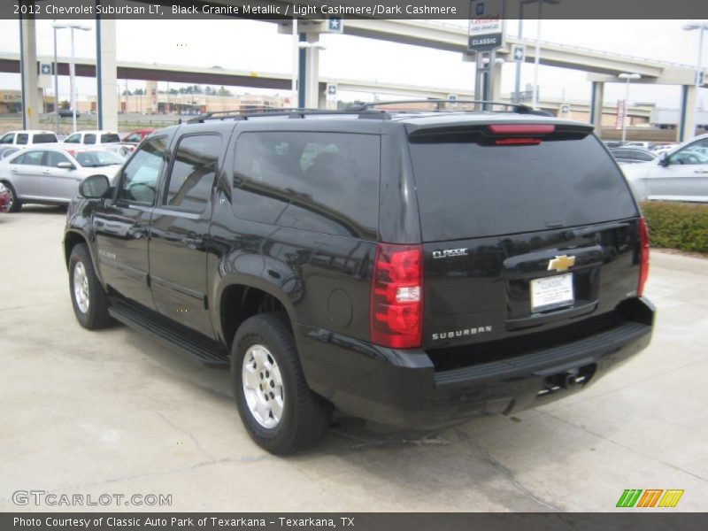 Black Granite Metallic / Light Cashmere/Dark Cashmere 2012 Chevrolet Suburban LT