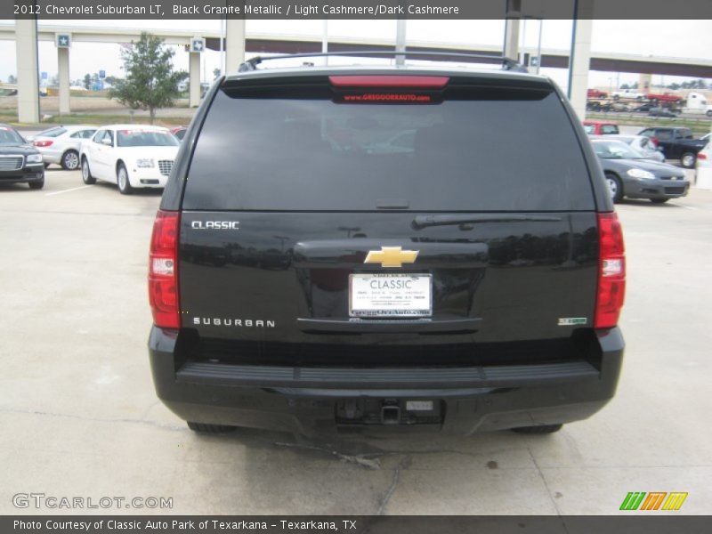 Black Granite Metallic / Light Cashmere/Dark Cashmere 2012 Chevrolet Suburban LT