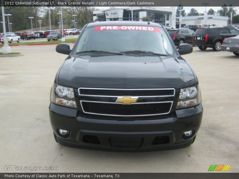Black Granite Metallic / Light Cashmere/Dark Cashmere 2012 Chevrolet Suburban LT