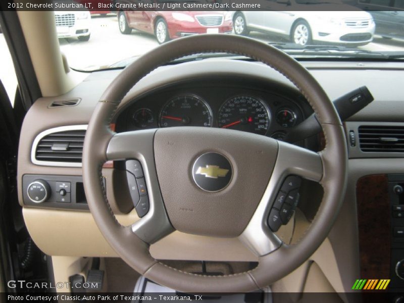 Black Granite Metallic / Light Cashmere/Dark Cashmere 2012 Chevrolet Suburban LT