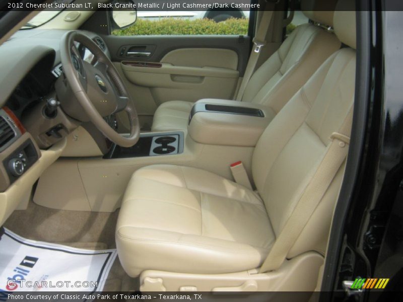 Black Granite Metallic / Light Cashmere/Dark Cashmere 2012 Chevrolet Suburban LT