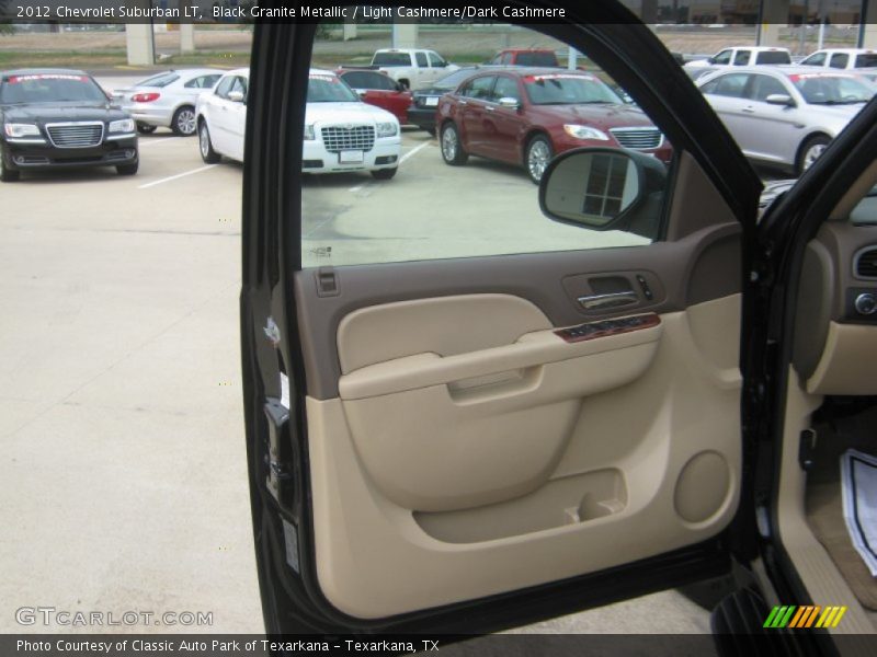 Black Granite Metallic / Light Cashmere/Dark Cashmere 2012 Chevrolet Suburban LT