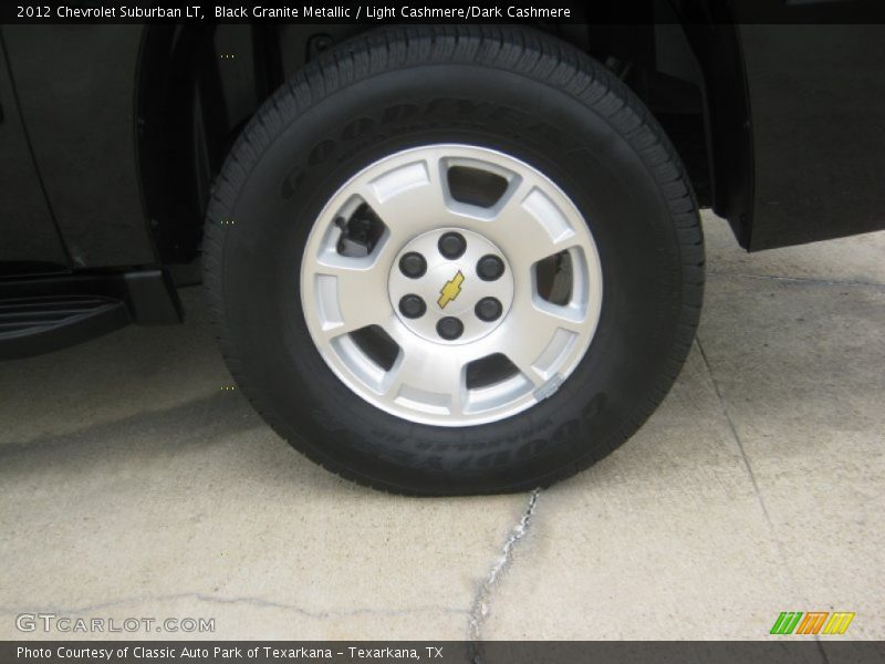 Black Granite Metallic / Light Cashmere/Dark Cashmere 2012 Chevrolet Suburban LT