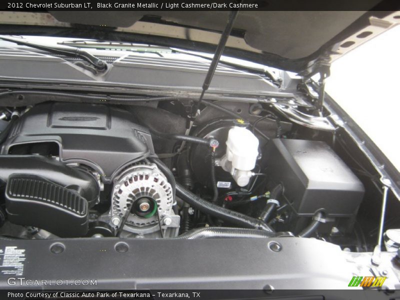 Black Granite Metallic / Light Cashmere/Dark Cashmere 2012 Chevrolet Suburban LT