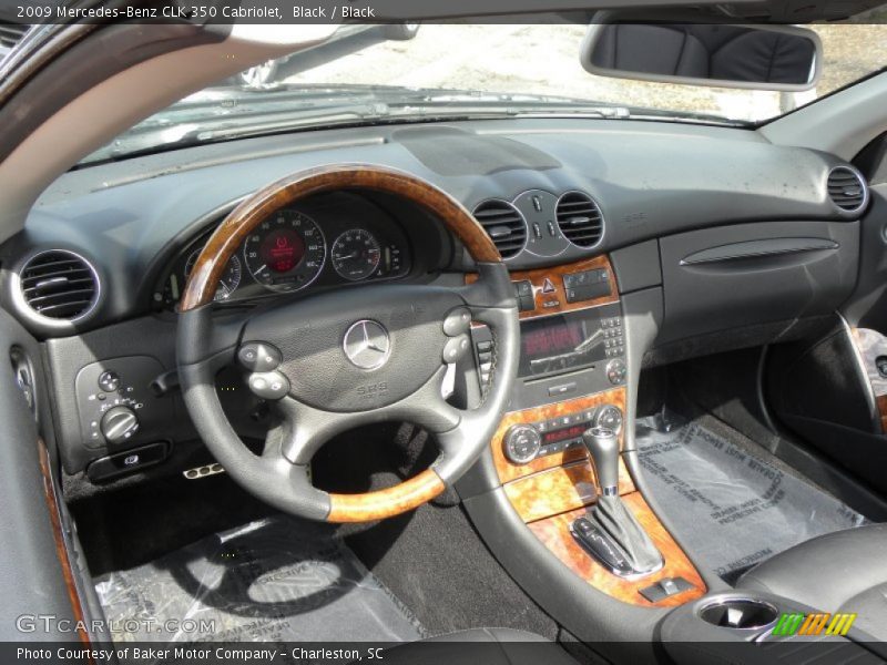 Black / Black 2009 Mercedes-Benz CLK 350 Cabriolet