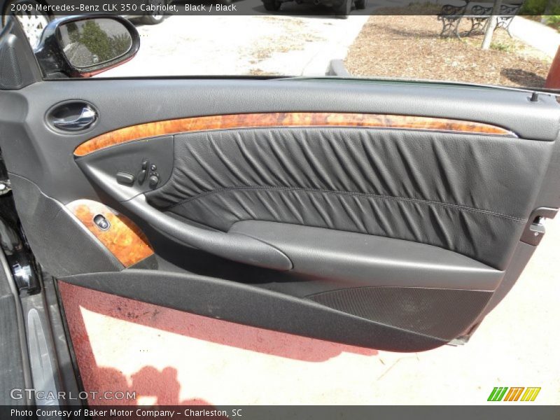 Black / Black 2009 Mercedes-Benz CLK 350 Cabriolet