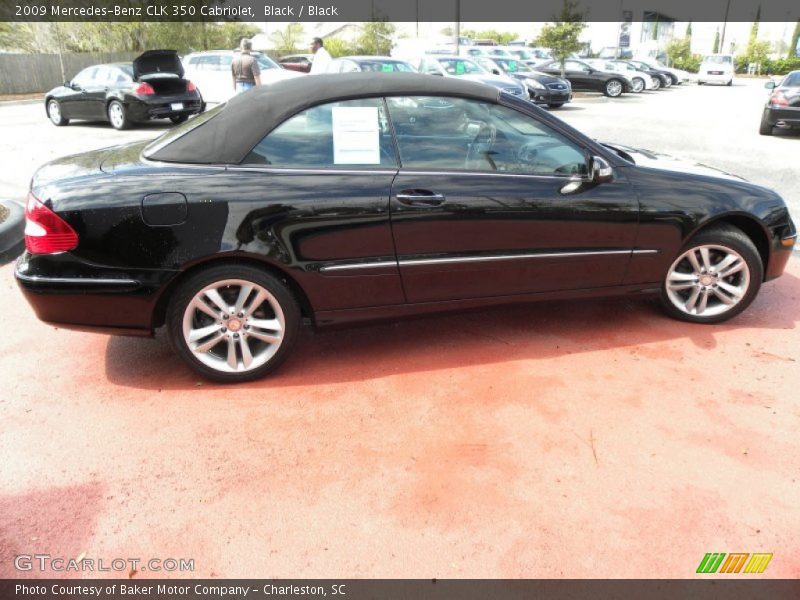 Black / Black 2009 Mercedes-Benz CLK 350 Cabriolet