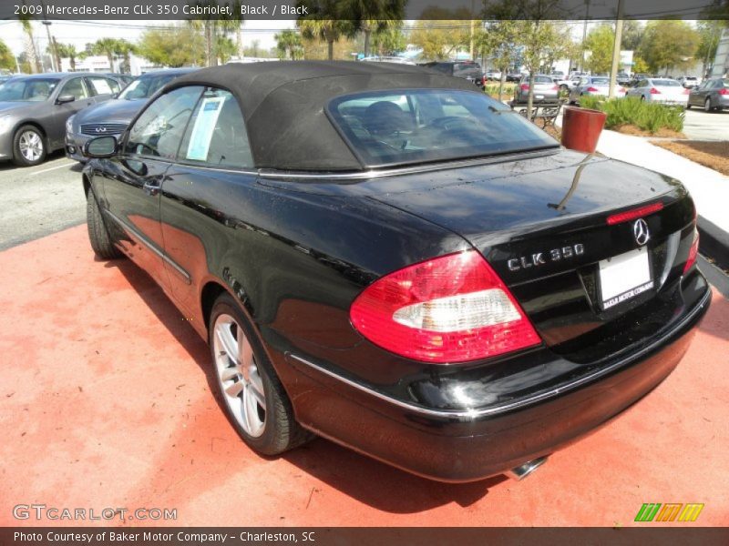 Black / Black 2009 Mercedes-Benz CLK 350 Cabriolet