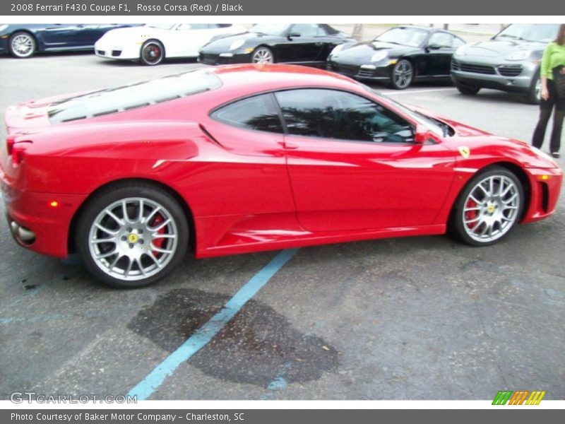 Rosso Corsa (Red) / Black 2008 Ferrari F430 Coupe F1