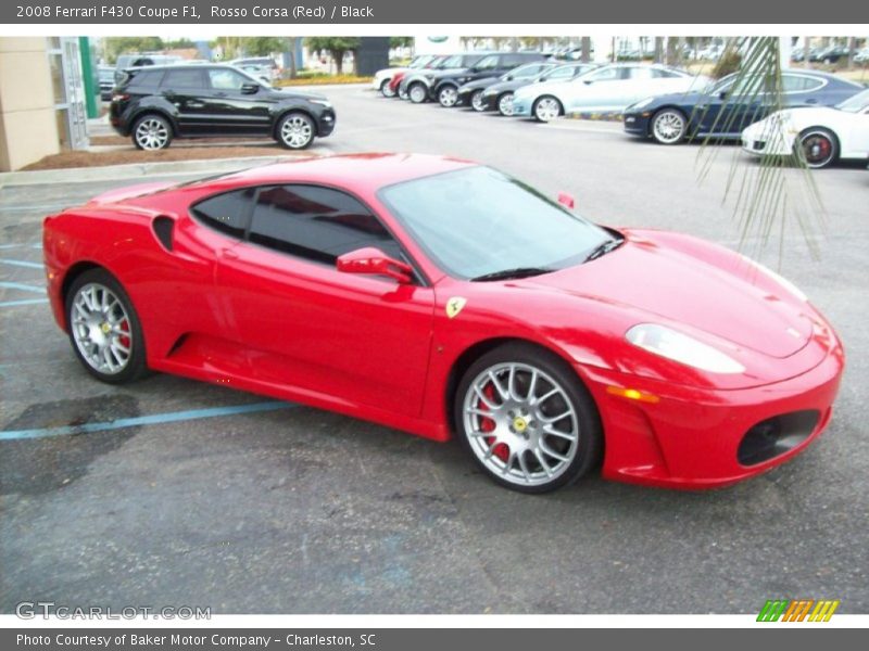 Front 3/4 View of 2008 F430 Coupe F1