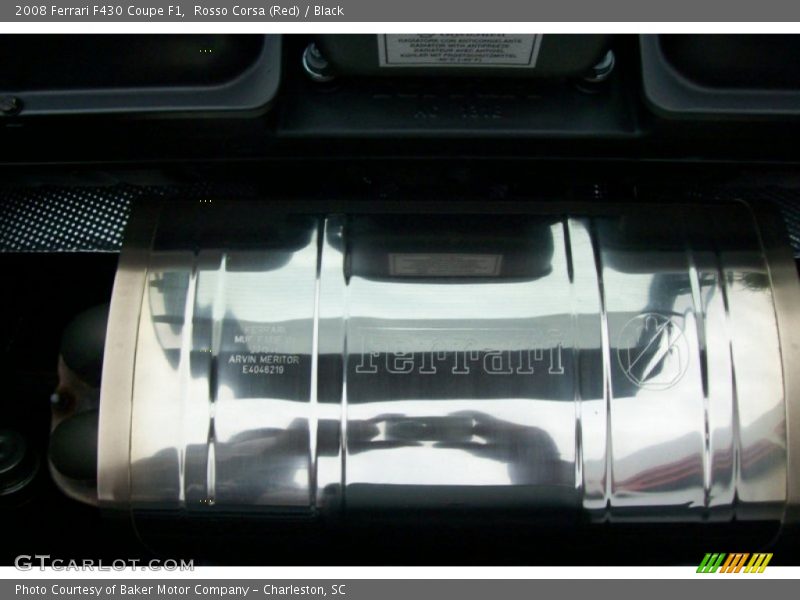 Exhaust of 2008 F430 Coupe F1