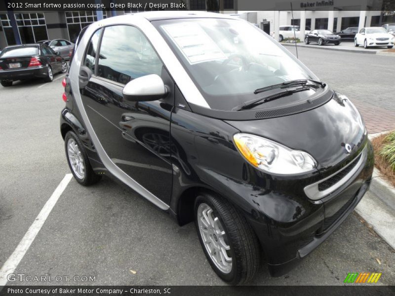 Deep Black / Design Black 2012 Smart fortwo passion coupe