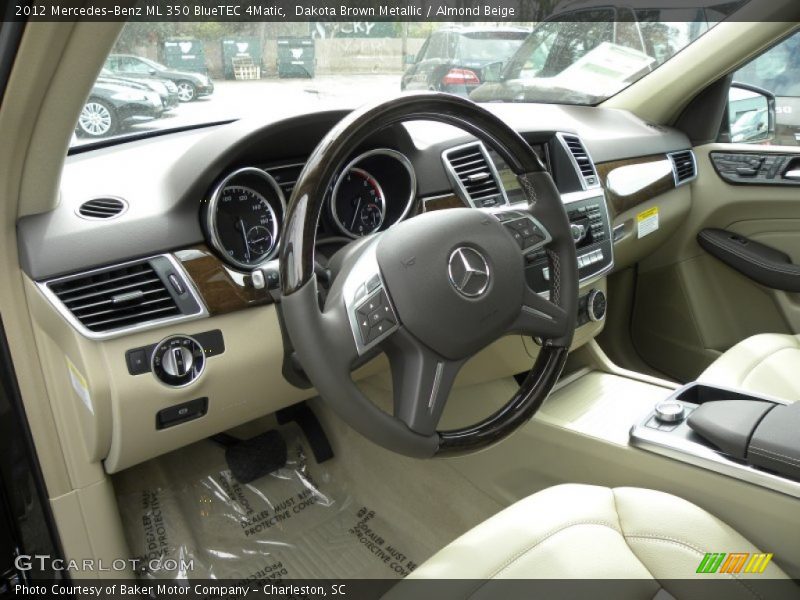 Dakota Brown Metallic / Almond Beige 2012 Mercedes-Benz ML 350 BlueTEC 4Matic