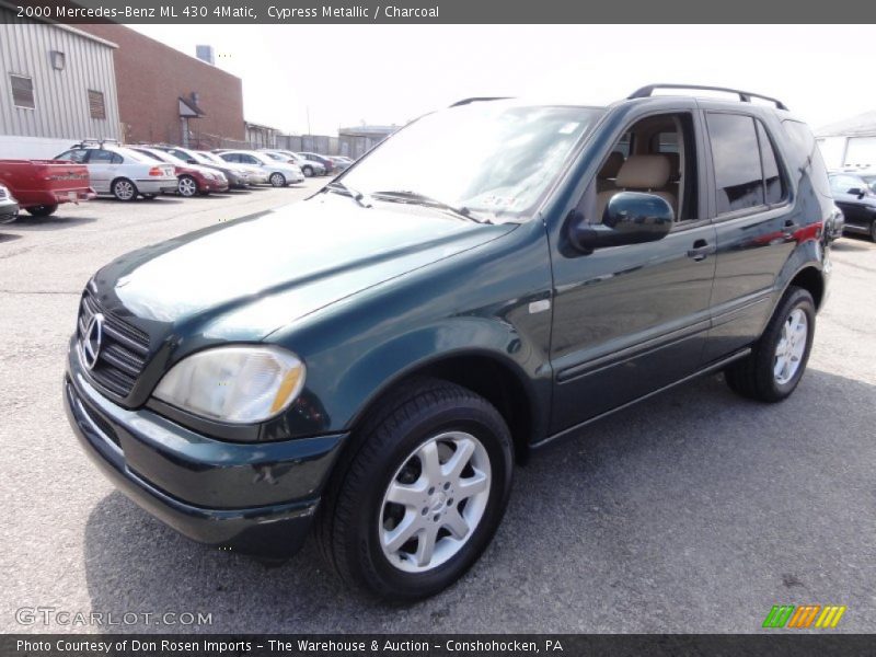 Cypress Metallic / Charcoal 2000 Mercedes-Benz ML 430 4Matic