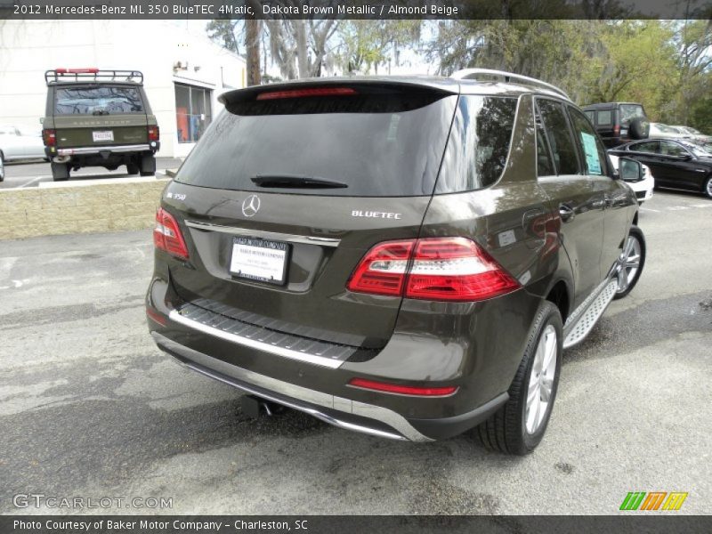 Dakota Brown Metallic / Almond Beige 2012 Mercedes-Benz ML 350 BlueTEC 4Matic