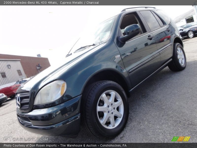 Cypress Metallic / Charcoal 2000 Mercedes-Benz ML 430 4Matic