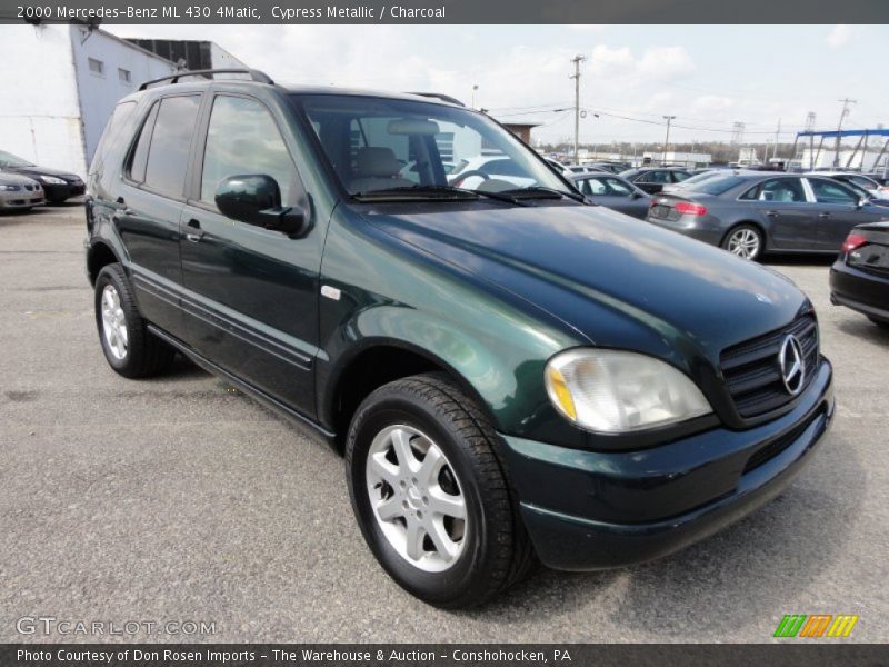 Cypress Metallic / Charcoal 2000 Mercedes-Benz ML 430 4Matic