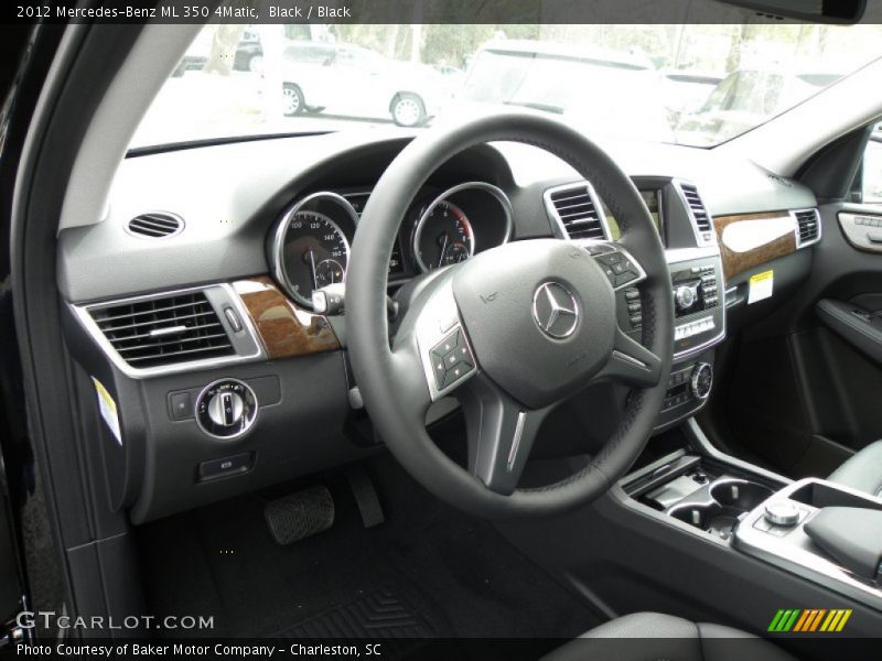 Black / Black 2012 Mercedes-Benz ML 350 4Matic
