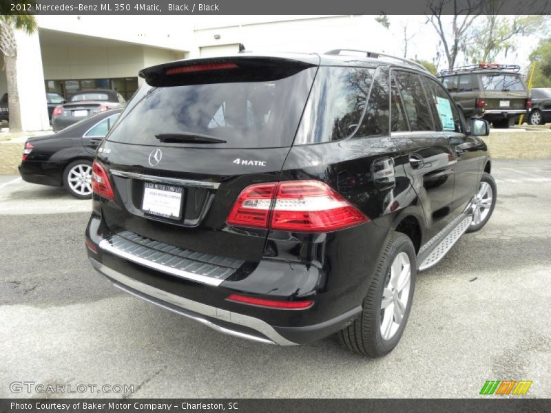 Black / Black 2012 Mercedes-Benz ML 350 4Matic