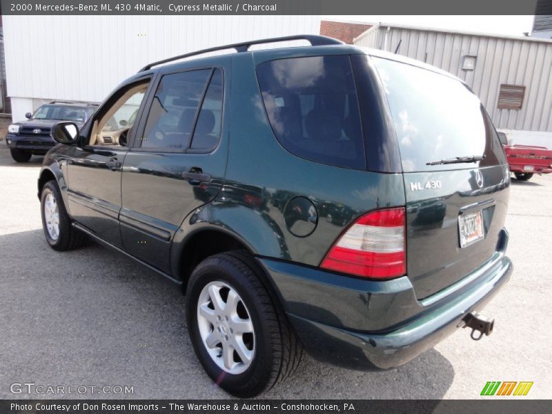 Cypress Metallic / Charcoal 2000 Mercedes-Benz ML 430 4Matic
