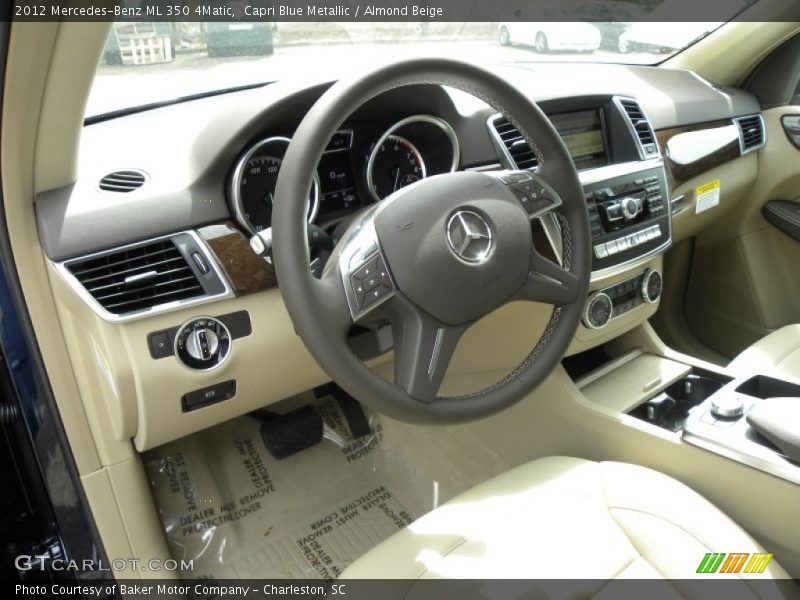 Capri Blue Metallic / Almond Beige 2012 Mercedes-Benz ML 350 4Matic
