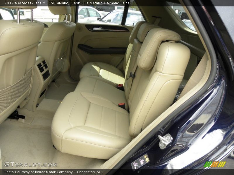 Capri Blue Metallic / Almond Beige 2012 Mercedes-Benz ML 350 4Matic