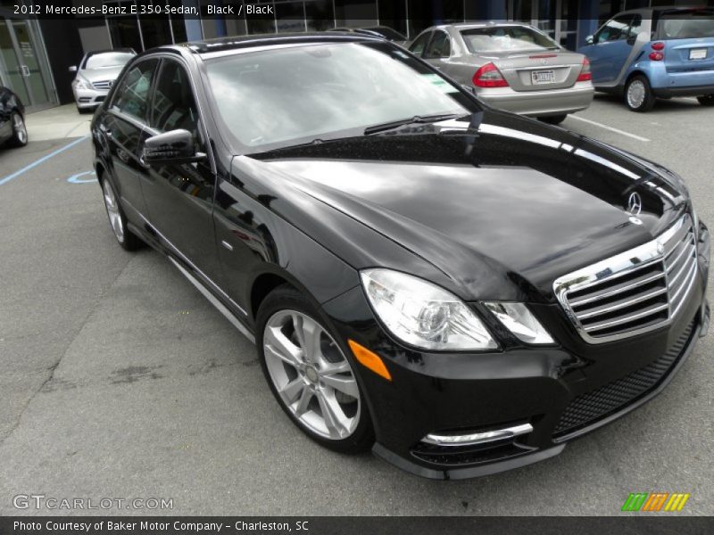 Black / Black 2012 Mercedes-Benz E 350 Sedan