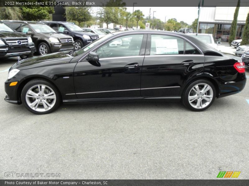 Black / Black 2012 Mercedes-Benz E 350 Sedan