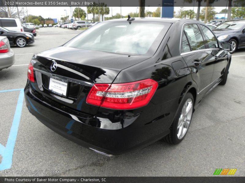 Black / Black 2012 Mercedes-Benz E 350 Sedan