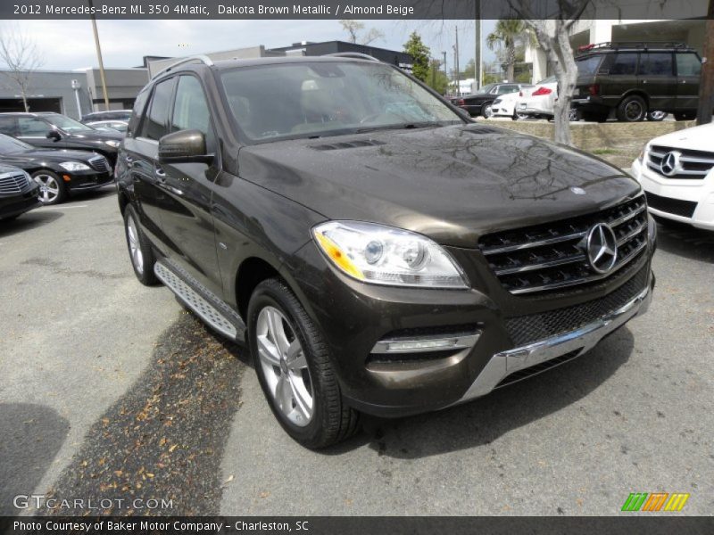Dakota Brown Metallic / Almond Beige 2012 Mercedes-Benz ML 350 4Matic