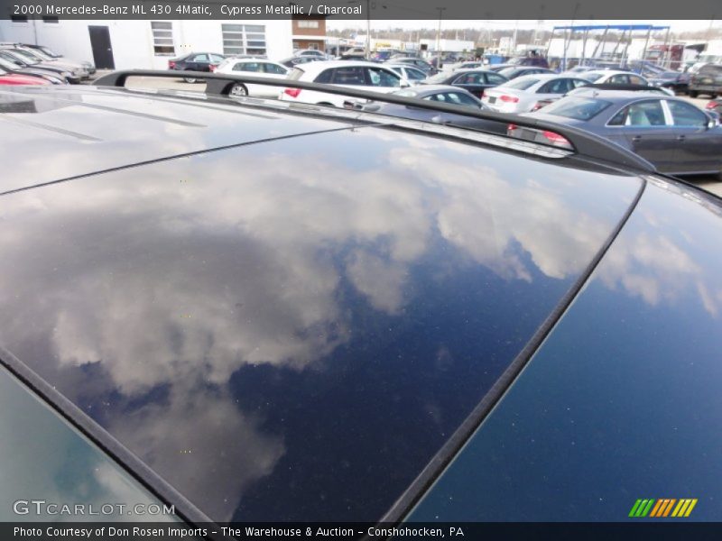 Cypress Metallic / Charcoal 2000 Mercedes-Benz ML 430 4Matic
