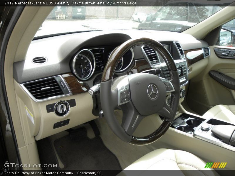 Dakota Brown Metallic / Almond Beige 2012 Mercedes-Benz ML 350 4Matic