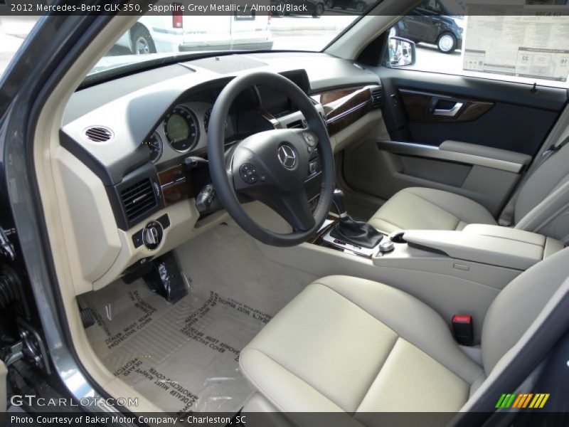 Sapphire Grey Metallic / Almond/Black 2012 Mercedes-Benz GLK 350