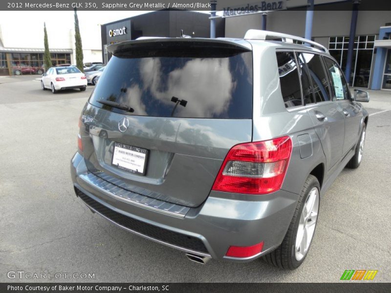Sapphire Grey Metallic / Almond/Black 2012 Mercedes-Benz GLK 350