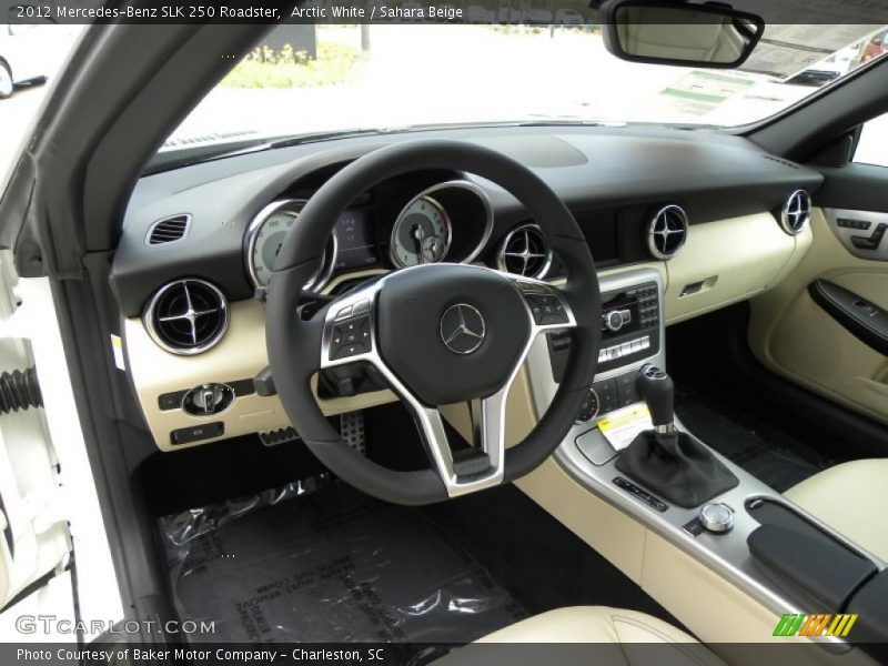  2012 SLK 250 Roadster Sahara Beige Interior