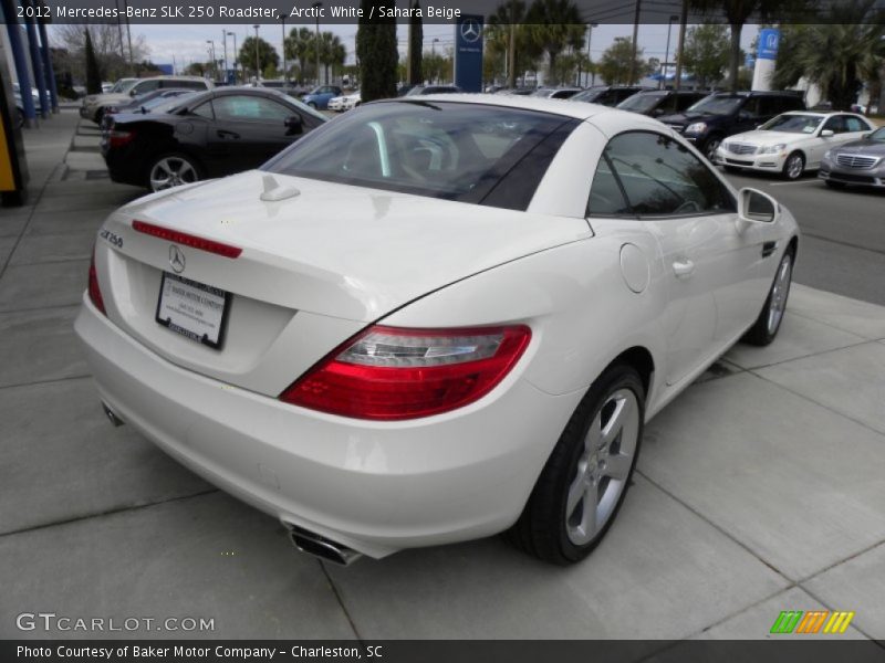 Arctic White / Sahara Beige 2012 Mercedes-Benz SLK 250 Roadster
