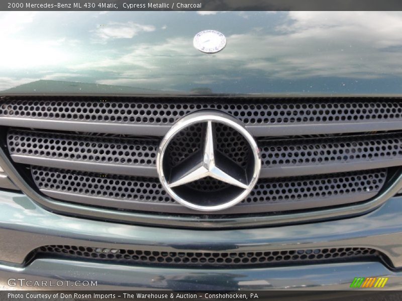 Cypress Metallic / Charcoal 2000 Mercedes-Benz ML 430 4Matic