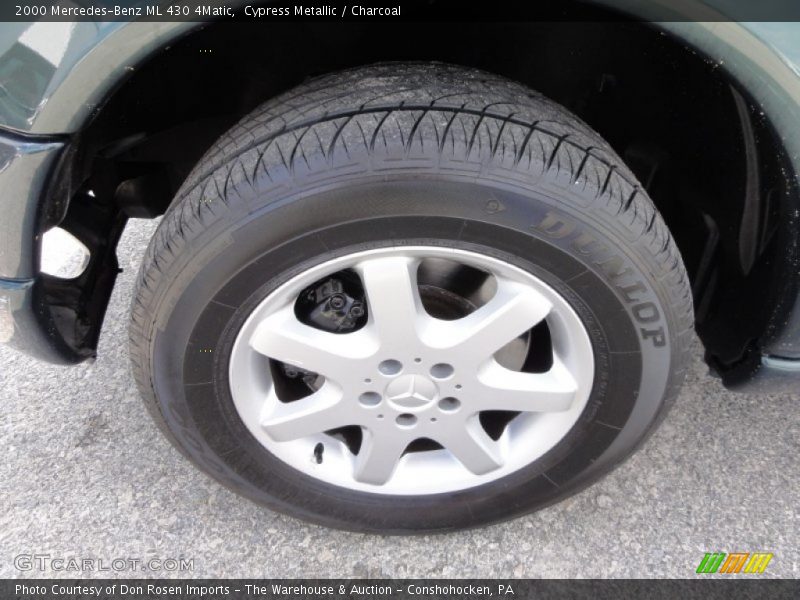 Cypress Metallic / Charcoal 2000 Mercedes-Benz ML 430 4Matic